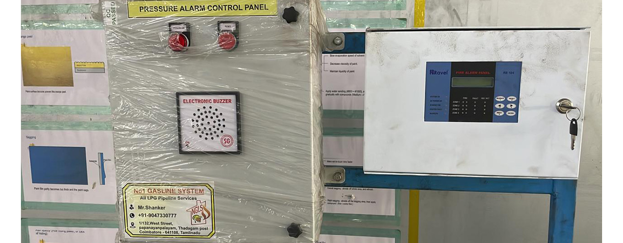 NGLS LPG Gas Leakage Detection system banner Img